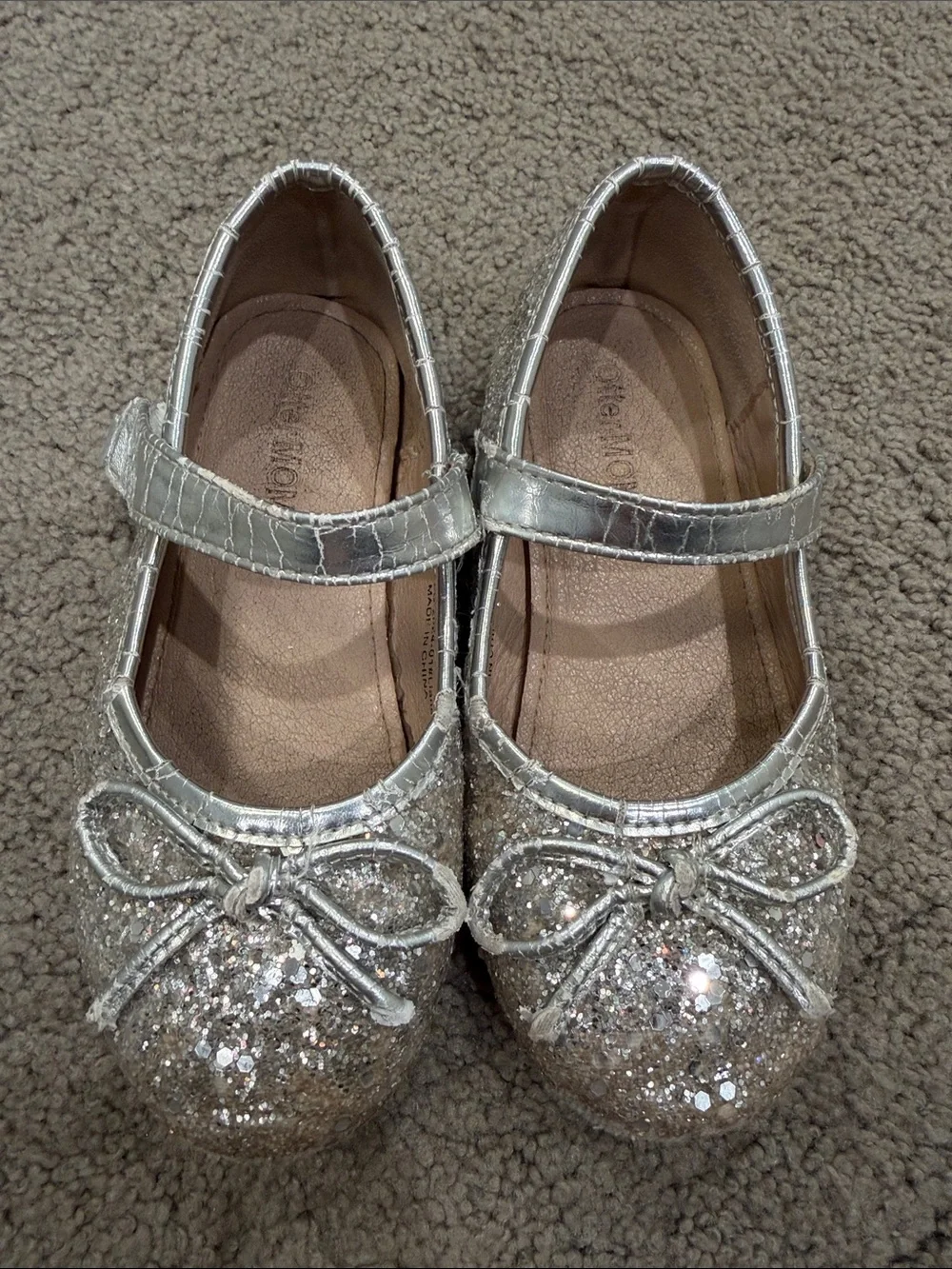Sparkly Silver Dress Shoes
